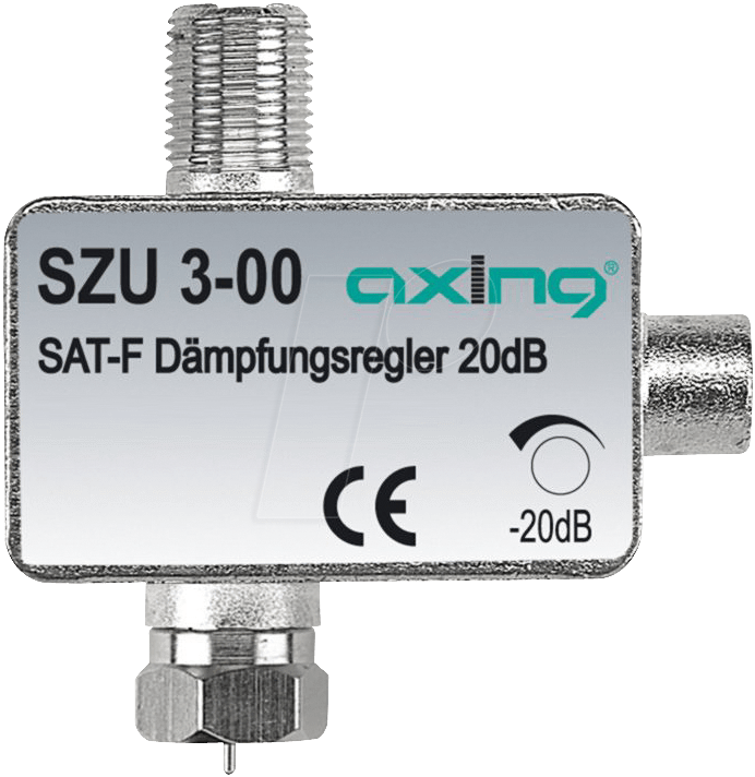 7611682160307 - SZU 3-00 - SAT-F Dämpfungsregler 20 dB