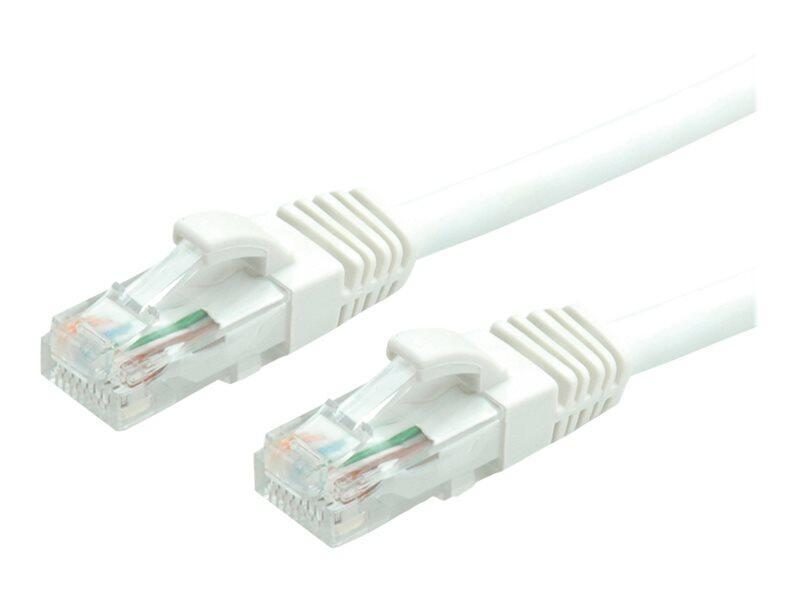 7611990112685 - - Patch-Kabel - RJ-45 (M) bis RJ-45 (M) - 50 cm - UTP CAT 6 weiss