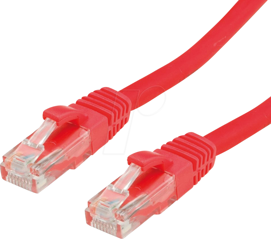 7611990112708 - 21991031 - Patchkabel Cat6 UTP LSOH rot 1 m