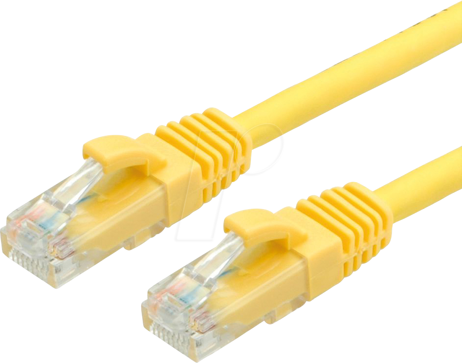 7611990112739 - 21991032 - Patchkabel Cat6 UTP LSOH gelb 1 m