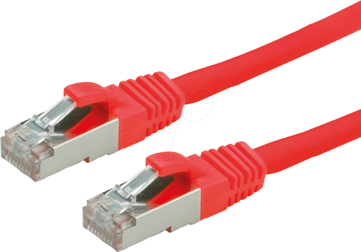 7611990113392 - 21991221 - Patchkabel Cat6 S FTP PIMF rot 05m