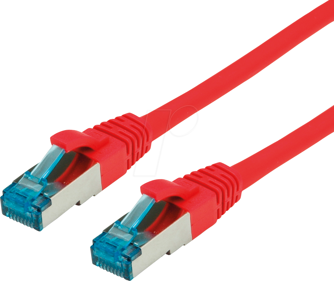 7611990122875 - 21991920 - Patchkabel Cat6a S FTP PIMF rot 05 m