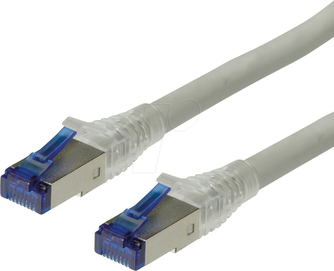 7611990124138 - Roline 21150871 RJ45 Netzwerkkabel Patchkabel CAT 6a S FTP 3000 m Grau doppelt geschirmt 1 St