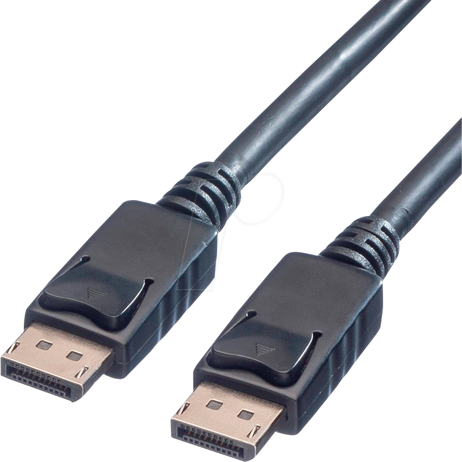 7611990129539 - VALUE - DisplayPort-Kabel - DisplayPort (M) bis DisplayPort (M) - 1 m - Schwarz (11995761) (11995761)