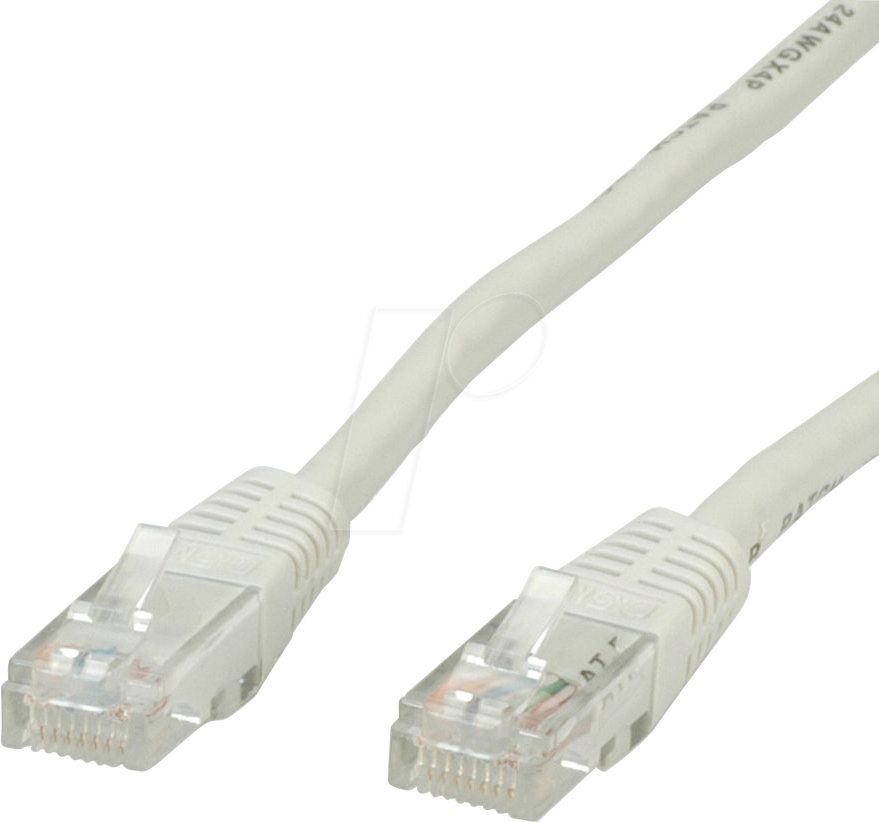 7611990133215 - 21990505 - Patchkabel Cat5e UTP grau 5 m