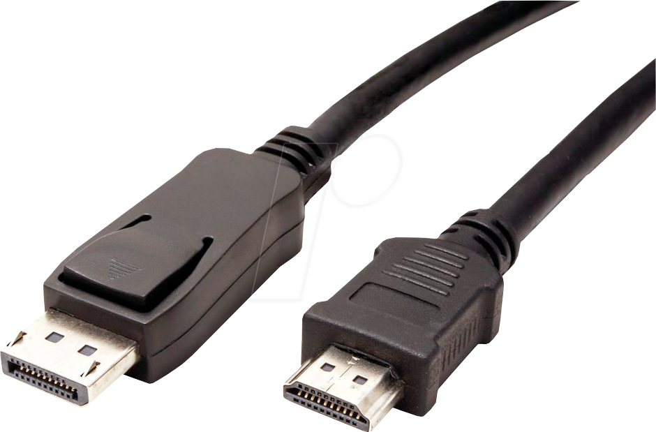 7611990134205 - Video-   Audiokabel - DisplayPort   hdmi - 30 awg - DisplayPort (m) - hdmi 19-polig (m) - 45 m - abgeschirmt - Schwarz (11995783) (11995783)