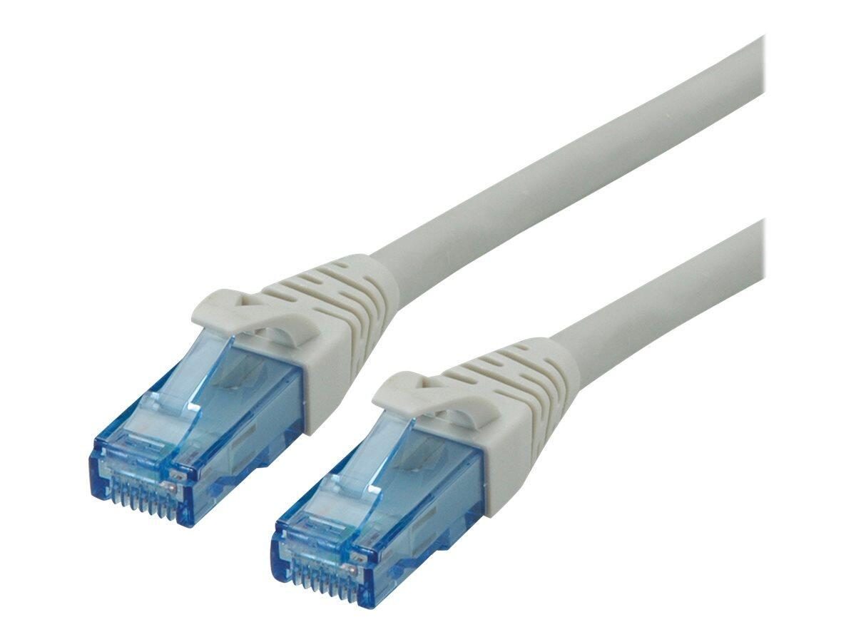 7611990137077 - Roline Patch-Kabel RJ-45 (M) zu RJ-45 (M) 30 cm UTP CAT 6a grau (21152981)