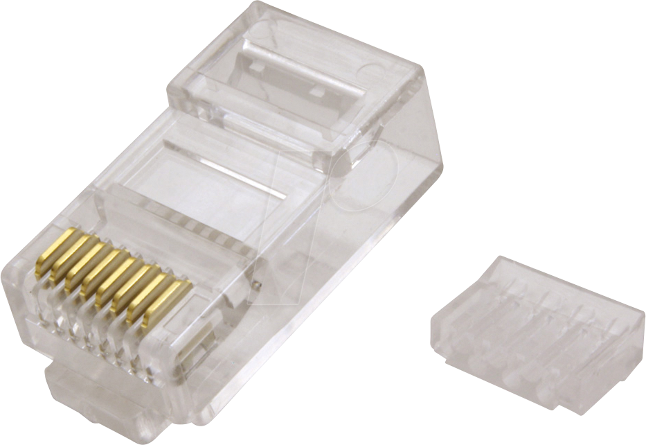 7611990139934 - 21993064 VALUE Modular Plug ungeschirmt Kat6 6A 100 Stck 21993064 Stecker gerade Transparent 100 St