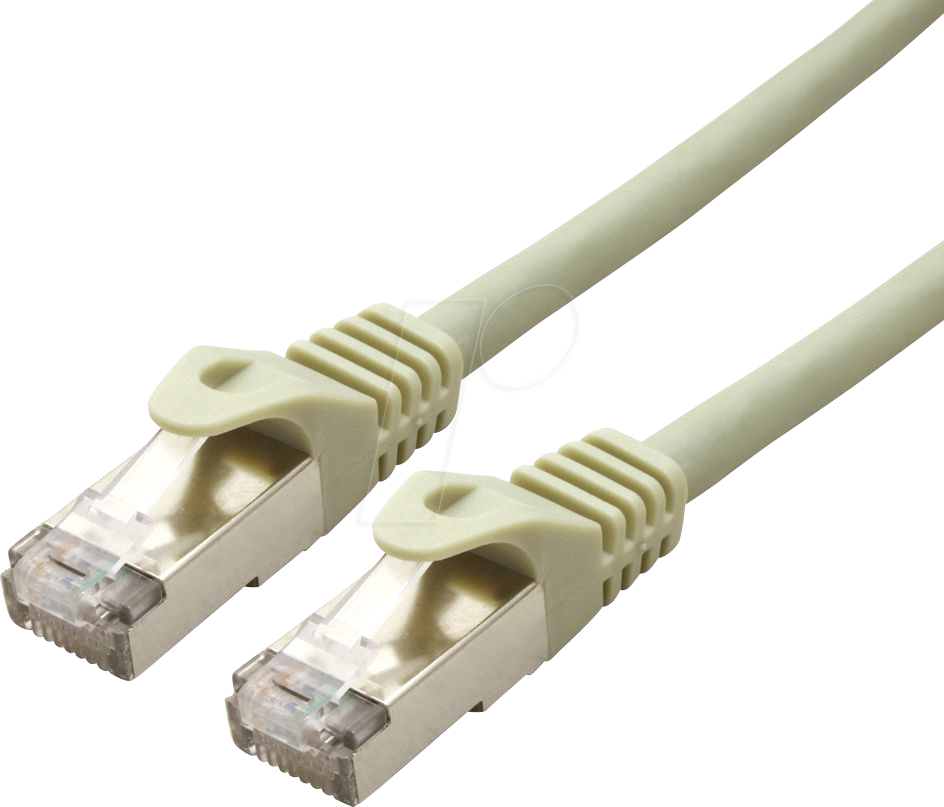 7611990146246 - 21990844 - Patchkabel Cat6a S FTP (PiMF) Massivdraht LSOH grau 20 m