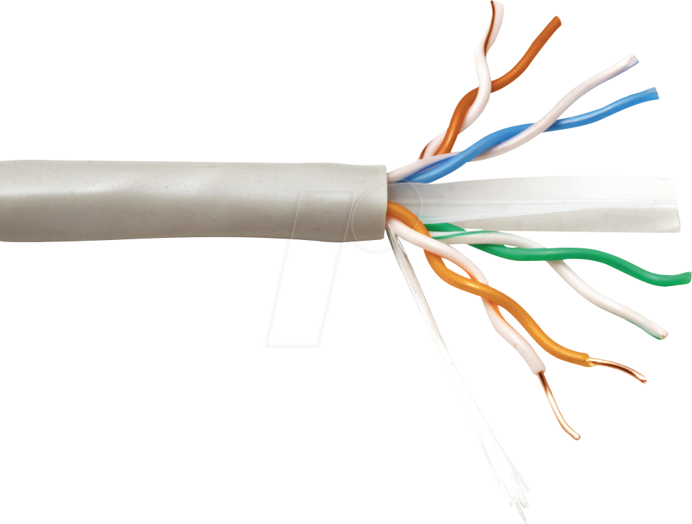 7611990148080 - 21991685 Netzwerkkabel CAT 6a U UTP Grau 300 m