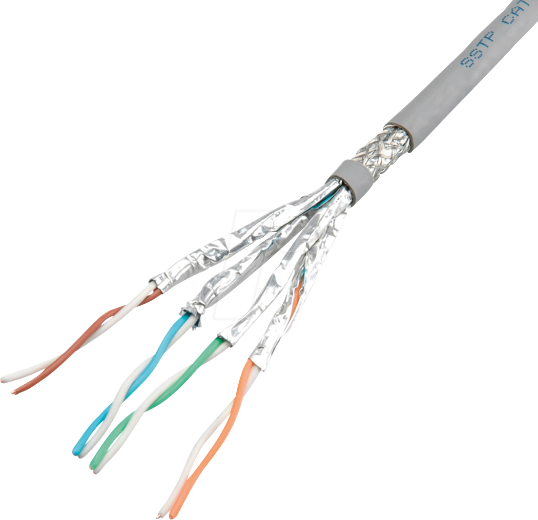 7611990148448 - 21990892 - Cat6 Netzwerkkabel S FTP (PiMF) grau 300 m 7611990148448 - 21990892 - Cat6 Netzwerkkabel S FTP (PiMF) grau 300 m