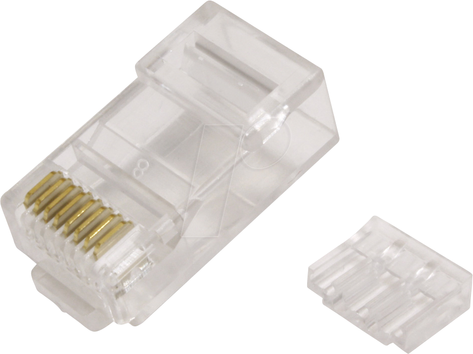 7611990151578 - 21993062 - Modularstecker RJ45 Cat6a ungeschirmt 10 Stück