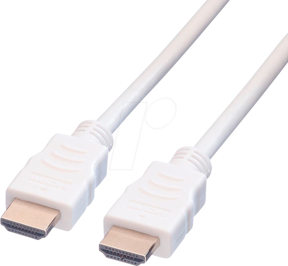 7611990151585 - HDMI Anschlusskabel HDMI-A Stecker HDMI-A Stecker 1500 m Weiß 11995715 High Speed-HDMI mit Ethernet HDMI-Kabel