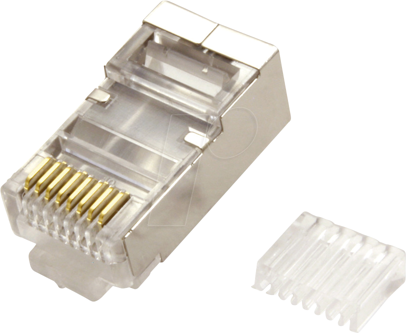 7611990151592 - 21993063 - Modularstecker RJ45 Cat6a geschirmt 10 Stück