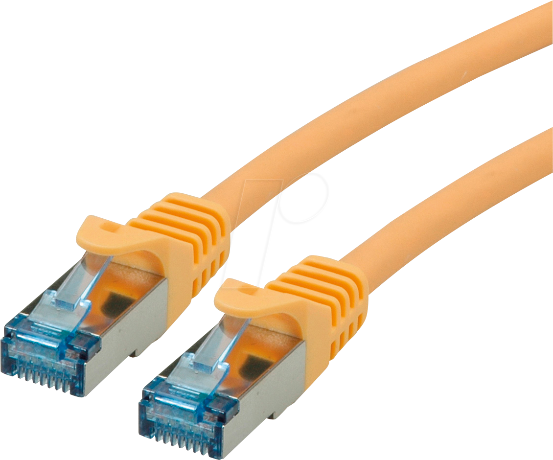 7611990155217 - Roline 21152826 RJ45 Netzwerkkabel Patchkabel CAT 6a S FTP 750 m Gelb doppelt geschirmt Halogenfrei Flammwidrig 1 St