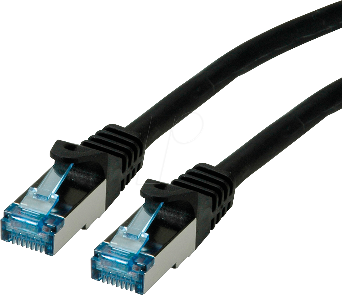 7611990159321 - 21152975 - Patchkabel Cat6a S FTP PiMF schwarz 03 m