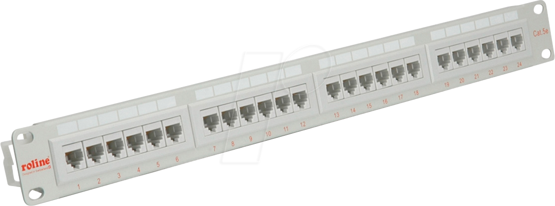 7611990159727 - Roline 26110347 24 Port Netzwerk-Patchpanel 483 mm (19) CAT 5e 1 HE Grau 7611990159727 - Roline 26110347 24 Port Netzwerk-Patchpanel 483 mm (19) CAT 5e 1 HE Grau
