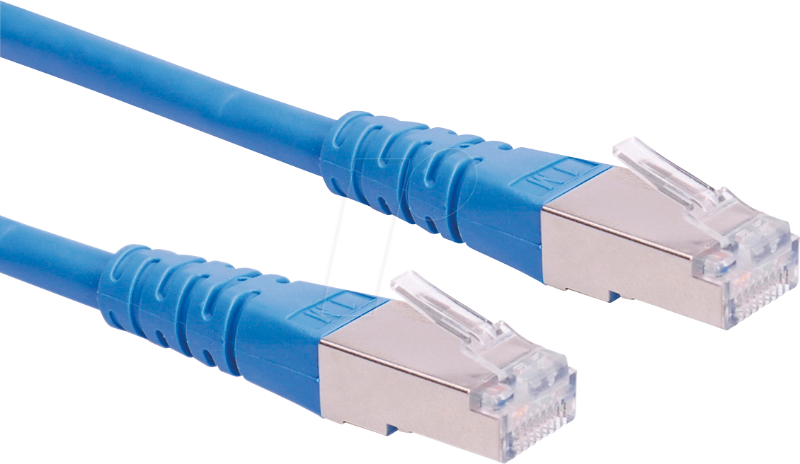 7611990171729 - Roline 21151394 RJ45 Netzwerkkabel Patchkabel CAT 6 S FTP 1500 m Blau doppelt geschirmt 1 St