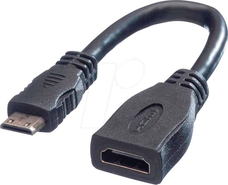 7611990174003 - 11995586 - HDMI-A Buchse > HDMI Mini-C Stecker mit Ethernet 015 m