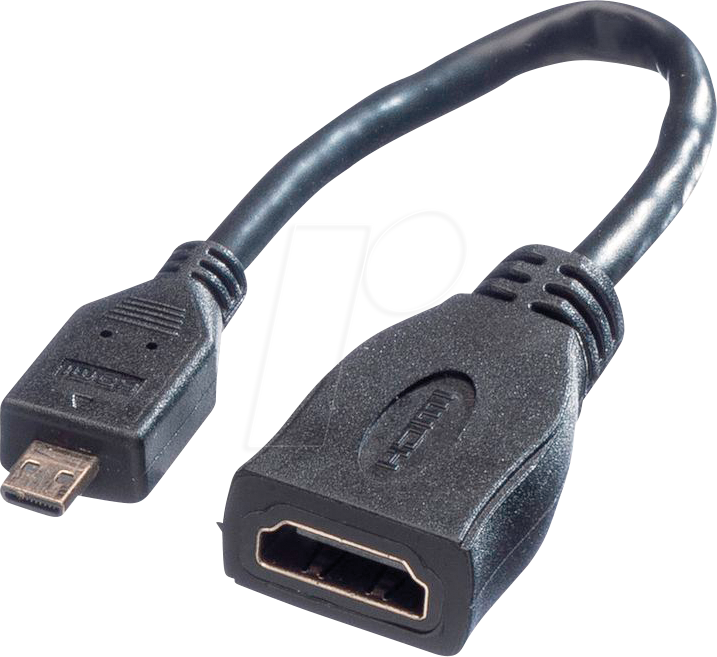 7611990174010 - - High Speed - Video- Audio- Netzwerkkabel - hdmi - hdmi 19-polig (w) - 19-polig Micro-HDMI (m) - 15 cm - abgeschirmt - Schwarz (11995584)