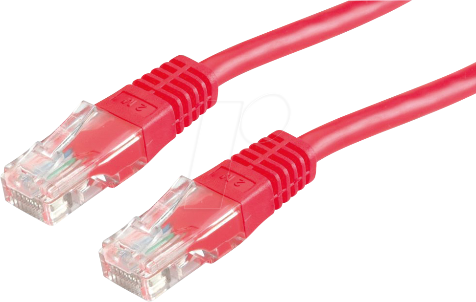 7611990177684 - 21991521 - Patchkabel Cat6 UTP rot 05 m