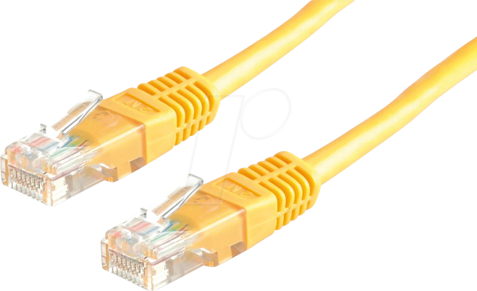 7611990177691 - 21991522 - Patchkabel Cat6 UTP gelb 05 m