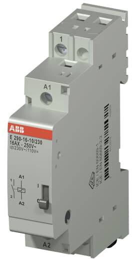 7612270939602 - ABB Stromstoßschalter E290-16-10 230 Spule 230 VAC  110 VDC 16 A 1 NO E290-