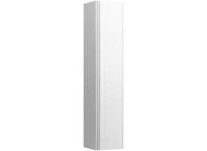 7612738948702 - Base für Ino Hochschrank 1 Tür Scharnier rechts Griffleiste Aluminium eloxiert Farbe Weiß glänzend - H4030321102611 - Laufen