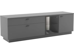 7612887608212 - Lowboard Norma Sideboards Gr B H T 190 cm x 59 cm x 50 cm 1 grau (ony x grey rovere gessato) Lowboards Rückwand als Hingucker