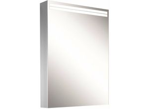 7612966387625 - ARANGALINE LED Lichtspiegelschrank 1 Tür Anschlag rechts 50x70x12cm 1604520241 Ausführung EU-Norm Korpus silber eloxiert