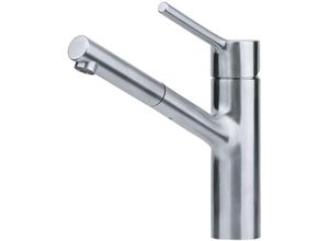 7612985750387 - Taros Neo - Spültischarmatur fc 6384501 Vorfenstermontage mit ausziehbarer Brause Edelstahl 1150596384 - Franke