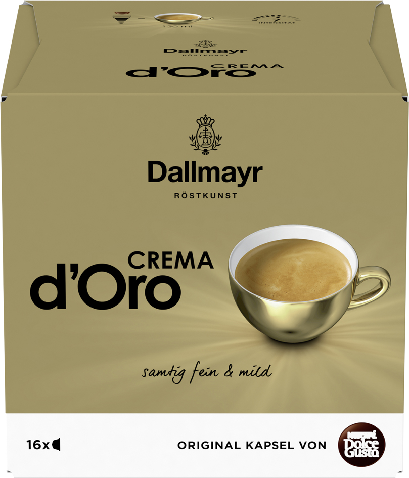 7613033659782 - Dolce Gusto Dallmayr Crema dOro Kaffeekapseln á 75g 7613033659782 842117 16 Stück