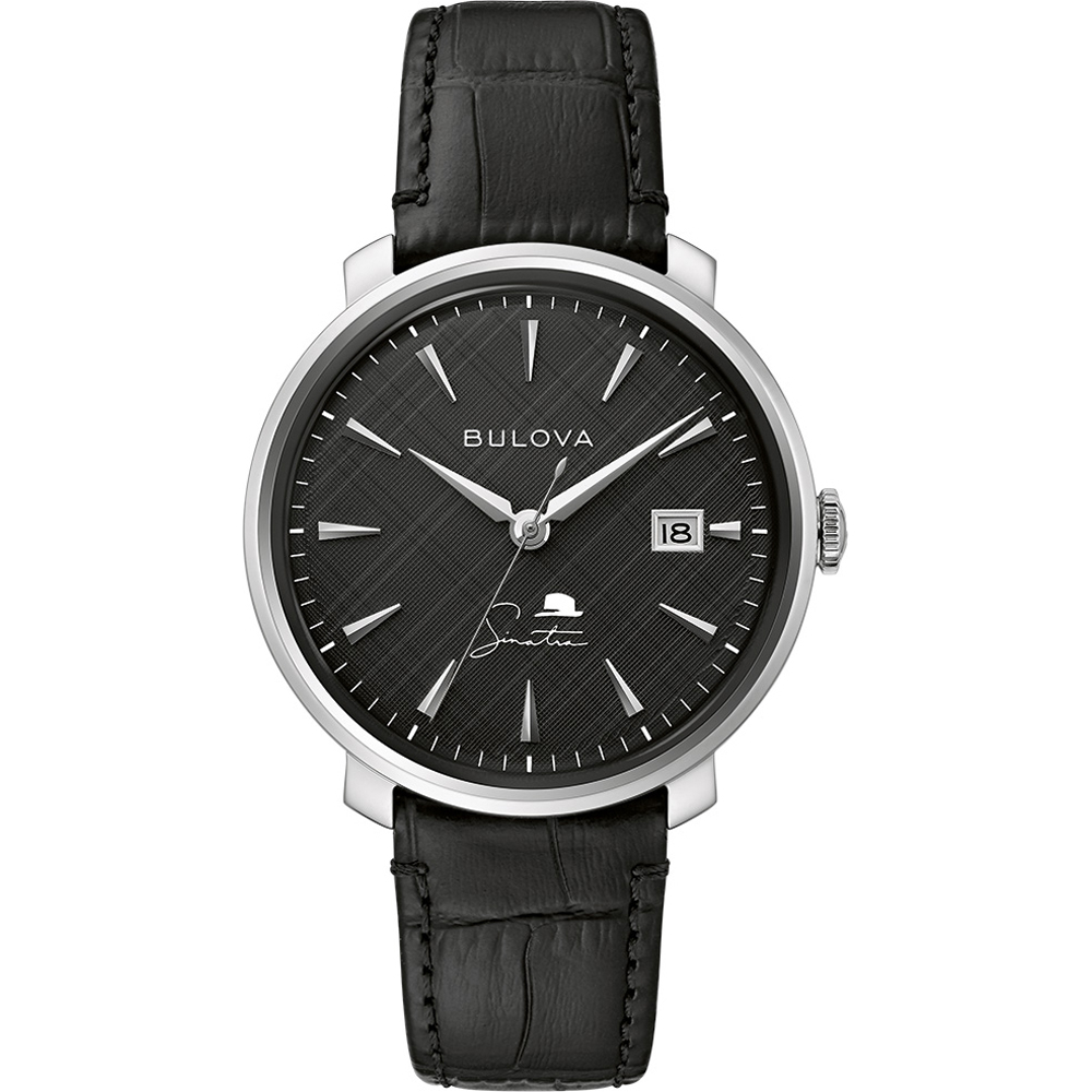 7613077586488 - Automatikuhr BULOVA Frank Sinatra 96B360 Armbanduhren schwarz Herren Automatikuhren Armbanduhr Herrenuhr