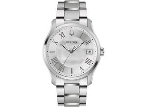 7613077590720 - BULOVA Herren Armbanduhr 96B386 silber OS