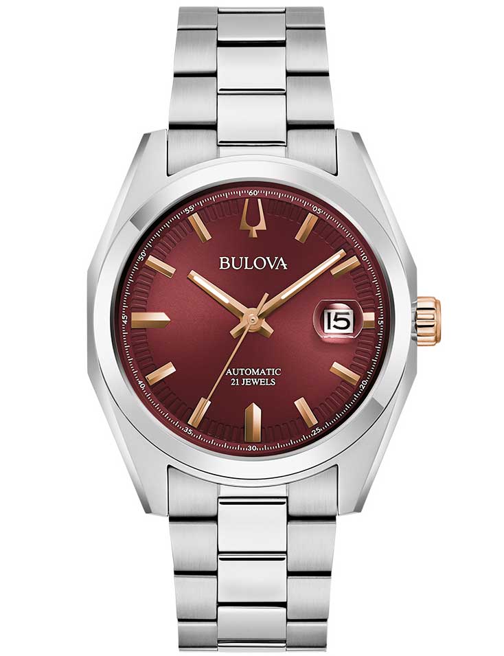 7613077597552 - Automatikuhr BULOVA 98B422 Armbanduhren silberfarben Damen Armbanduhr Herrenuhr Damenuhr Edelstahlarmband Saphirglas