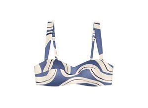 7613108191476 - - Bikini Top gefüttert mit abnehmbaren Trägern - Blue 36B - Summer Allure - Bademode für Frauen