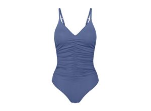 7613108195702 - - Badeanzug mit gefütterten Cups - Blue 38C - Summer Glow - Bademode für Frauen