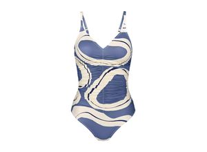 7613108196112 - - Badeanzug mit gefütterten Cups - Blue 42B - Summer Allure - Bademode für Frauen