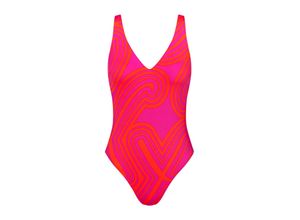 7613108222484 - - Badeanzug mit gefütterten Cups - Pink 02 - Flex Smart Summer - Bademode für Frauen