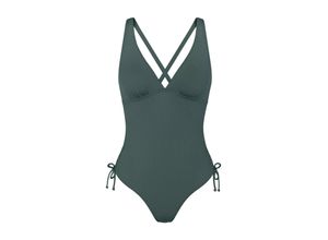 7613108225805 - - Badeanzug mit gefütterten Cups - Green 38B - Summer Expression - Bademode für Frauen