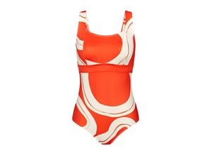 7613108227182 - - Badeanzug mit Bügeln - Orange 42D - Summer Allure - Bademode für Frauen