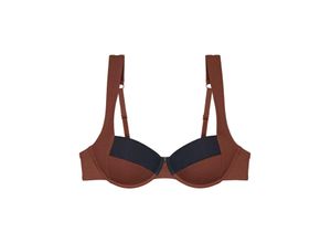 7613108228493 - - Bikini Top mit Bügel - Brown 42C - Summer Glow - Bademode für Frauen