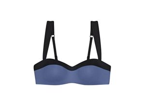 7613108277255 - - Bikini Top gefüttert mit abnehmbaren Trägern - Blue 44B - Summer Glow - Bademode für Frauen