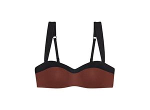 7613108277507 - - Bikini Top gefüttert mit abnehmbaren Trägern - Brown 42C - Summer Glow - Bademode für Frauen