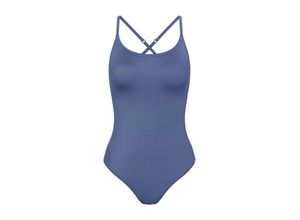 7613108278788 - - Badeanzug mit gefütterten Cups - Blue 38B - Summer Mix & Match - Bademode für Frauen