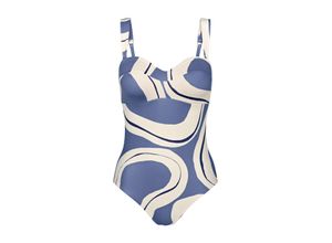 7613108280798 - - Bandeau Badeanzug - Blue 38B - Summer Allure - Bademode für Frauen