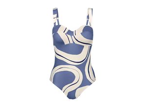 7613108280828 - - Bandeau Badeanzug - Blue 44B - Summer Allure - Bademode für Frauen