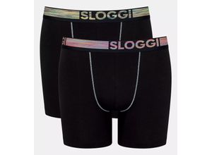 7613108651536 - sloggi - Herren Short - Black 000S - sloggi Men Go Abc Natural - Unterwäsche für Männer