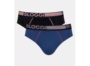 7613108651635 - sloggi - Herren Midi - Multicolor 000S - sloggi Men Go Abc Natural - Unterwäsche für Männer