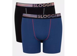 7613108651734 - sloggi - Herren Short - Multicolor 000S - sloggi Men Go Abc Natural - Unterwäsche für Männer